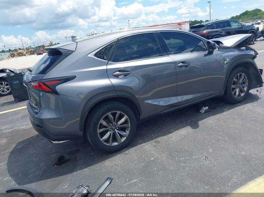 2017 Lexus Nx VIN JTJYARBZ7H2072620 IAAI salvage auction — FRONT END, Wait Title, sold $3,000 on 2026-09-03 (photo 4)