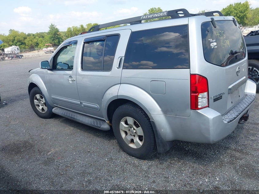 2006 Nissan Pathfinder VIN 5N1AR18W76C643330 IAAI salvage auction — NORMAL WEAR, Clear (Virginia), sold $0 on 2026-09-12 (photo 3)