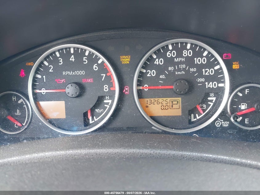 2006 Nissan Pathfinder VIN 5N1AR18W76C643330 IAAI salvage auction — NORMAL WEAR, Clear (Virginia), sold $0 on 2026-09-12 (photo 7)