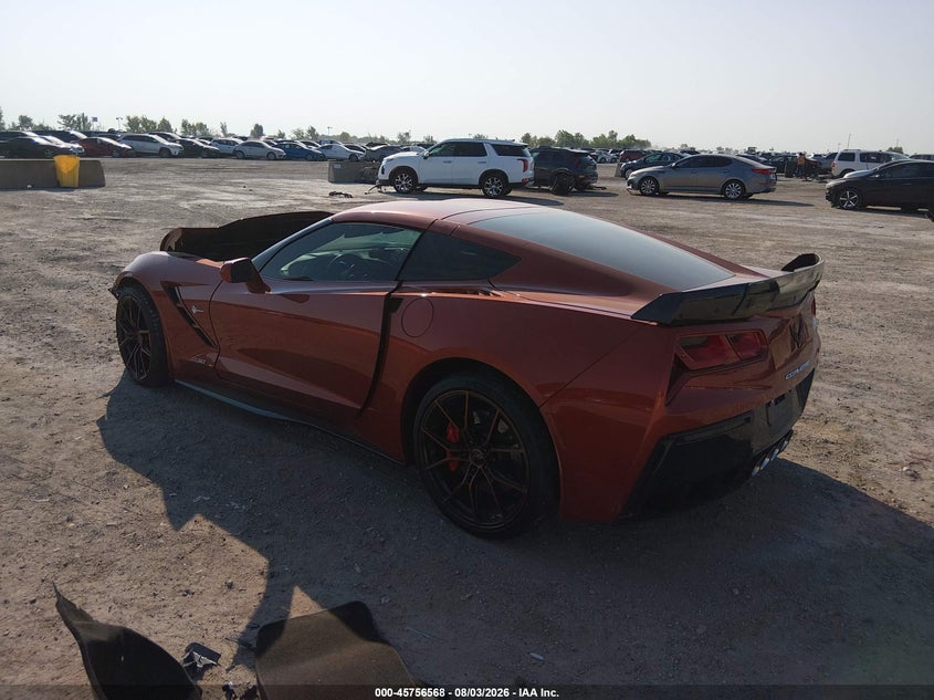 2015 Chevrolet Corvette VIN 1G1YM2D71F5120694 IAAI salvage auction — FRONT END, Salvage (Texas), sold $14,900 on 2026-08-27 (photo 3)