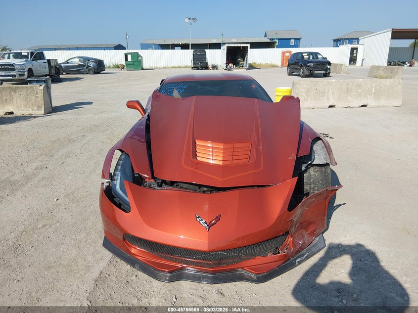 2015 Chevrolet Corvette VIN 1G1YM2D71F5120694 IAAI salvage auction — FRONT END, Salvage (Texas), sold $14,900 on 2026-08-27 (photo 6)