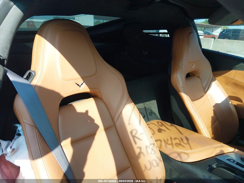 2015 Chevrolet Corvette VIN 1G1YM2D71F5120694 IAAI salvage auction — FRONT END, Salvage (Texas), sold $14,900 on 2026-08-27 (photo 8)