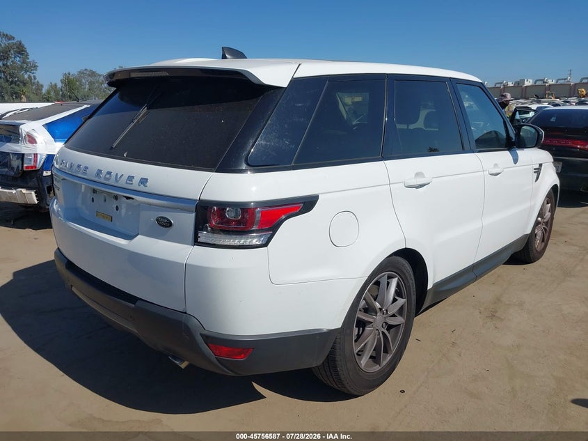 2017 Land rover Range rover sport VIN SALWG2FKXHA689733 IAAI salvage auction — UNKNOWN, Clear - Dealer Only (California), sold $9,100 on 2026-08-19 (photo 4)
