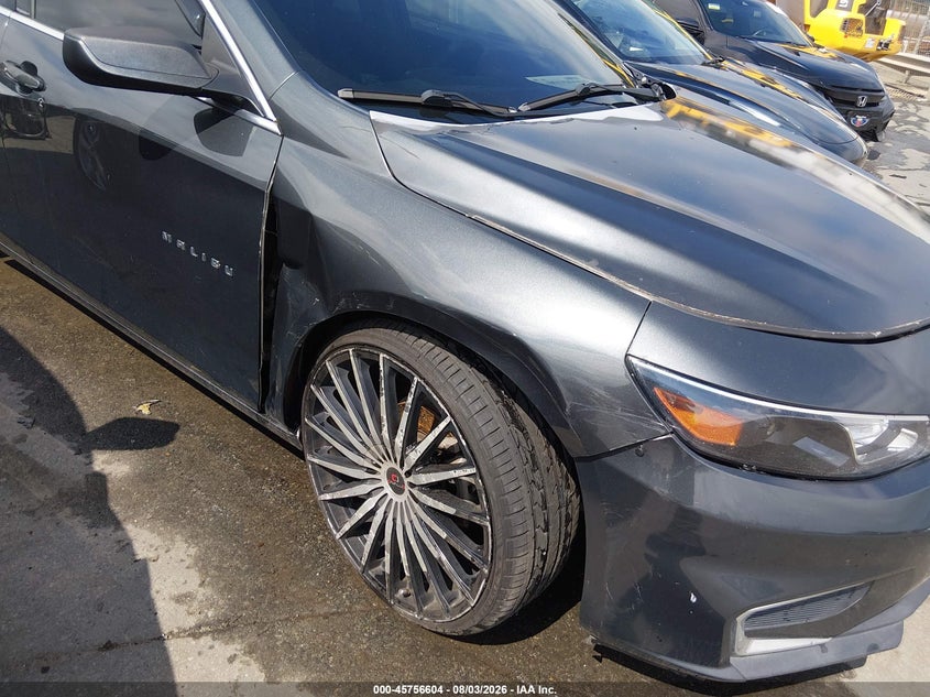 2018 Chevrolet Malibu VIN 1G1ZB5STXJF229914 IAAI salvage auction — FRONT END, Salvage (North Carolina), sold $1,550 on 2026-08-21 (photo 6)