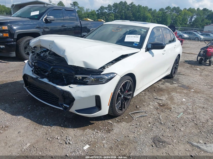2024 BMW 3er VIN 3MW49FF05R8E30589 IAAI salvage auction — FRONT END, Salvage (Virginia), sold $26,800 on 2026-08-21 (photo 2)