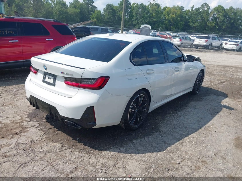 2024 BMW 3er VIN 3MW49FF05R8E30589 IAAI salvage auction — FRONT END, Salvage (Virginia), sold $26,800 on 2026-08-21 (photo 4)