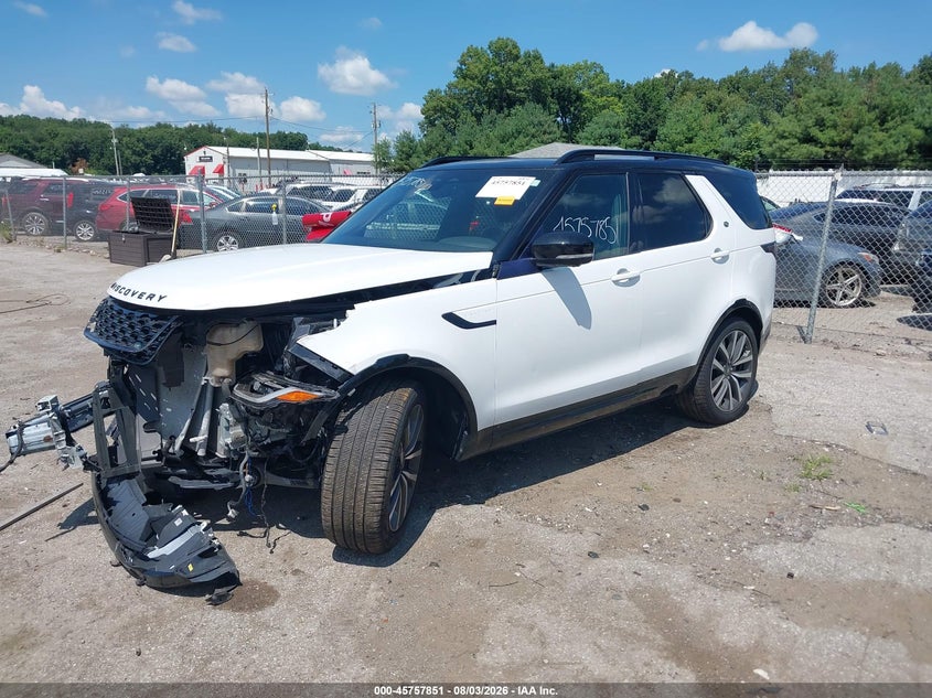 2023 Land rover Discovery VIN SALRT2EX6P2472369 IAAI salvage auction — FRONT END, Salvage (Indiana), sold $7,800 on 2026-08-21 (photo 2)