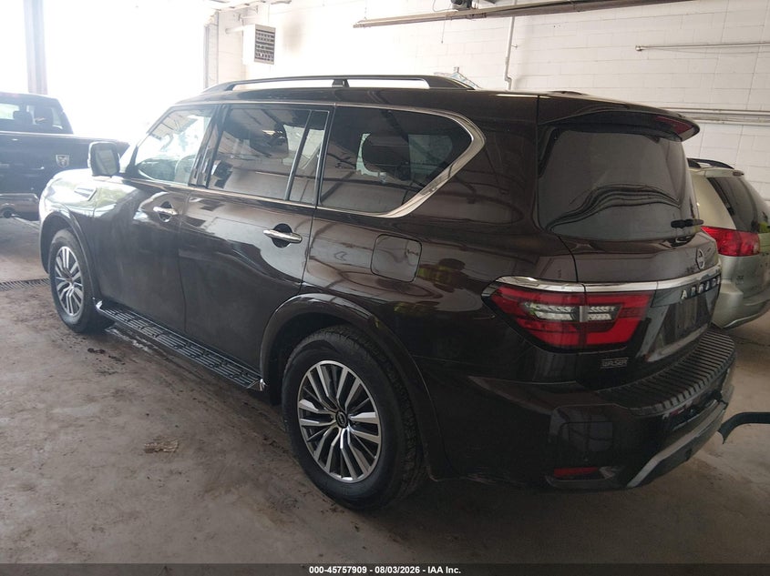 2022 Nissan Armada VIN JN8AY2BBXN9813795 IAAI salvage auction — RIGHT FRONT, Salvage (Minnesota), sold $13,600 on 2026-10-04 (photo 3)