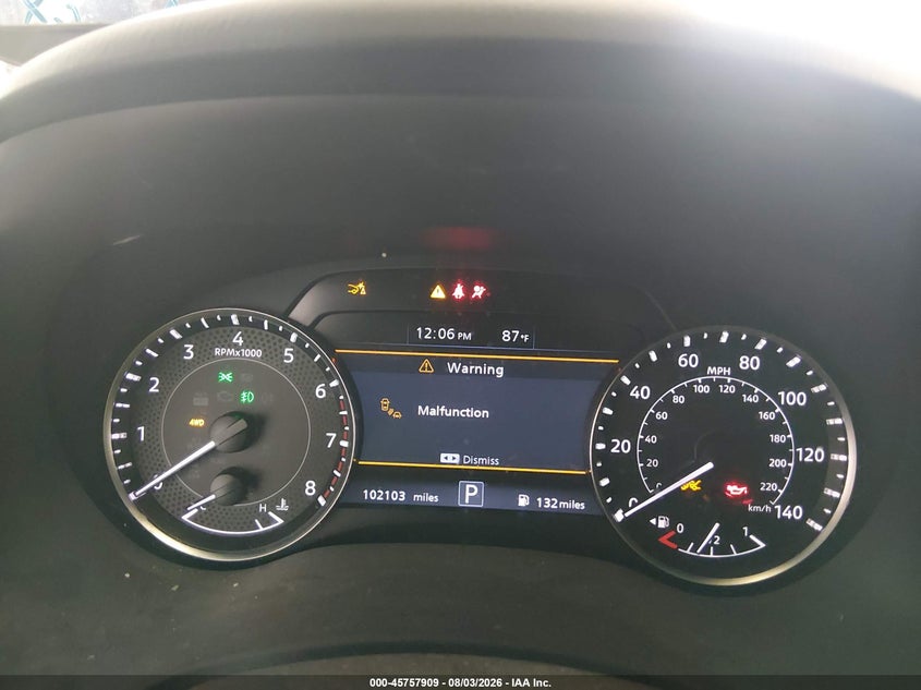 2022 Nissan Armada VIN JN8AY2BBXN9813795 IAAI salvage auction — RIGHT FRONT, Salvage (Minnesota), sold $13,600 on 2026-10-04 (photo 7)