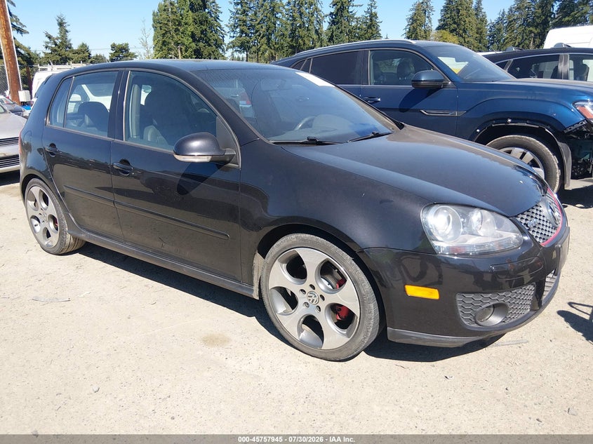 2009 Volkswagen Gti VIN WVWHV91K99W132824 IAAI salvage auction — NORMAL WEAR, Clear (Washington), sold $275 on 2026-08-12 (photo 1)