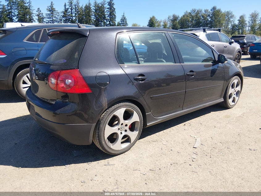 2009 Volkswagen Gti VIN WVWHV91K99W132824 IAAI salvage auction — NORMAL WEAR, Clear (Washington), sold $275 on 2026-08-12 (photo 4)