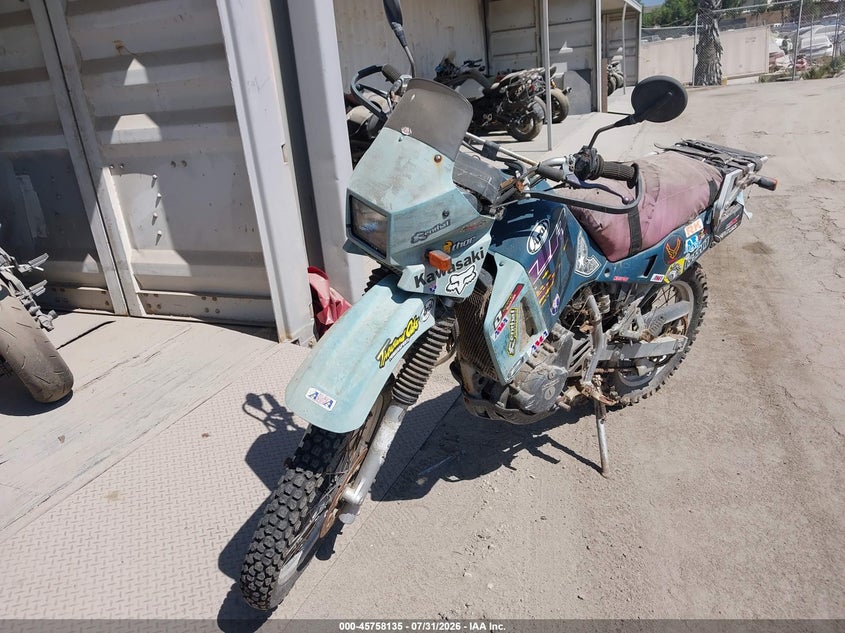 1999 Kawasaki Kl650 VIN JKAKLEA17XA051496 IAAI salvage auction — NORMAL WEAR, Salvage (California), sold $25 on 2026-09-16 (photo 2)