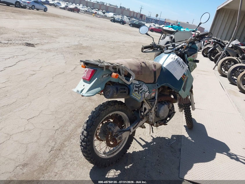 1999 Kawasaki Kl650 VIN JKAKLEA17XA051496 IAAI salvage auction — NORMAL WEAR, Salvage (California), sold $25 on 2026-09-16 (photo 4)