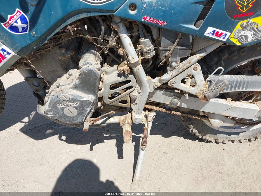 1999 Kawasaki Kl650 VIN JKAKLEA17XA051496 IAAI salvage auction — NORMAL WEAR, Salvage (California), sold $25 on 2026-09-16 (photo 9)