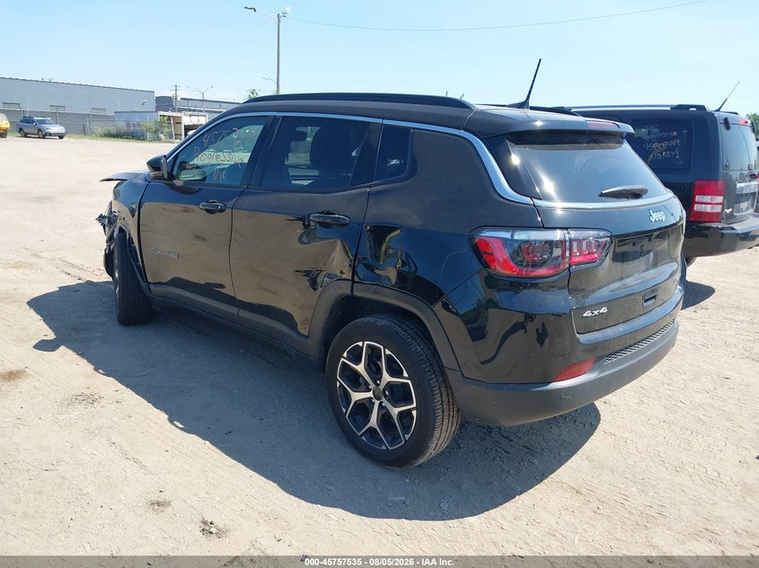 2025 Jeep Compass VIN 3C4NJDCN6ST586114 IAAI salvage auction — Front End, Clear, sold $8,175 on 2026-10-15 (photo 3)