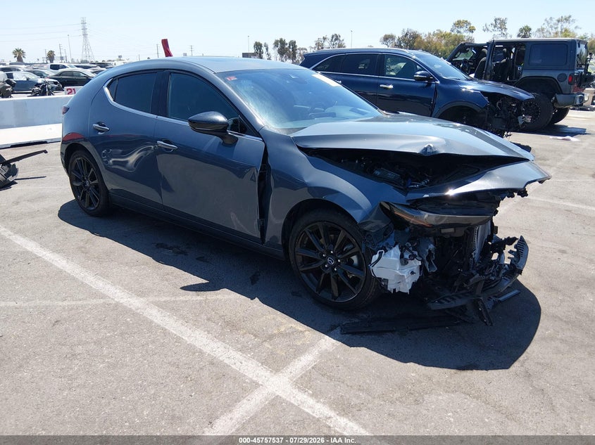 2021 Mazda 3 VIN JM1BPBJYXM1401611 IAAI salvage auction — FRONT END, Salvage Title, sold $1,050 on 2026-08-25 (photo 1)