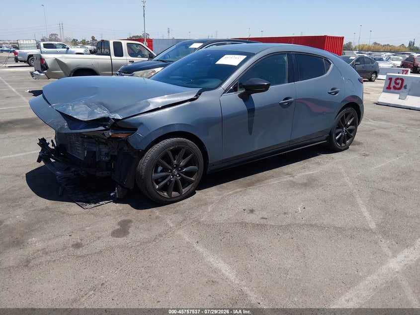 2021 Mazda 3 VIN JM1BPBJYXM1401611 IAAI salvage auction — FRONT END, Salvage Title, sold $1,050 on 2026-08-25 (photo 2)