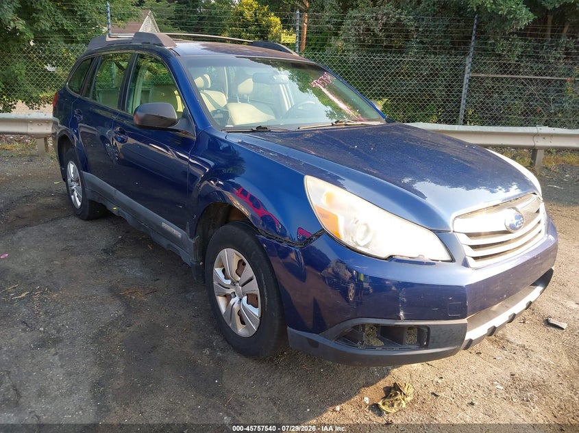 2010 Subaru Outback VIN 4S4BRCACXA3311505 IAAI salvage auction — NORMAL WEAR, Clear (North Carolina), sold $525 on 2026-08-29 (photo 1)