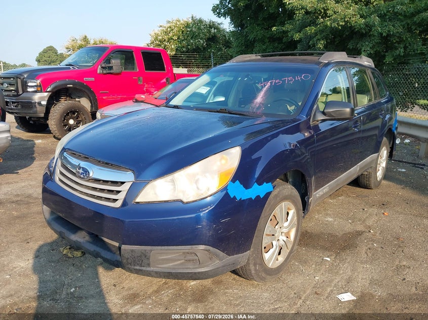 2010 Subaru Outback VIN 4S4BRCACXA3311505 IAAI salvage auction — NORMAL WEAR, Clear (North Carolina), sold $525 on 2026-08-29 (photo 2)