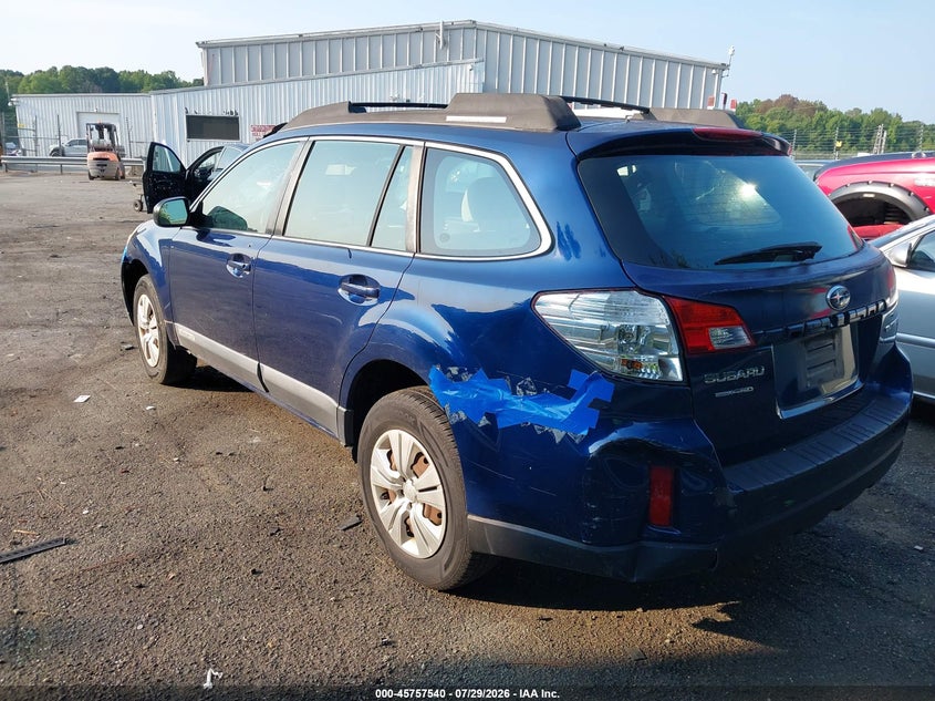 2010 Subaru Outback VIN 4S4BRCACXA3311505 IAAI salvage auction — NORMAL WEAR, Clear (North Carolina), sold $525 on 2026-08-29 (photo 3)