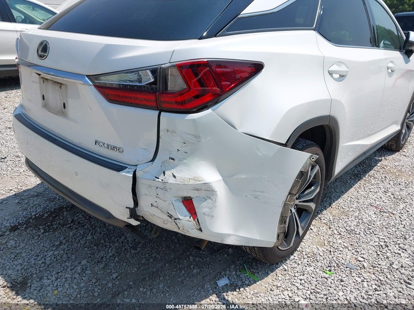 2017 Lexus Rx 350 VIN 2T2ZZMCA2HC049092 IAAI salvage auction — REAR END, Salvage (Alabama), sold $10,700 on 2026-08-31 (photo 6)