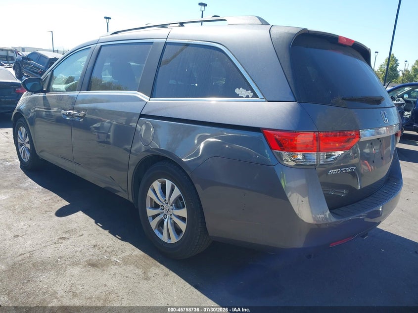 2014 Honda Odyssey VIN 5FNRL5H66EB032254 IAAI salvage auction — FRONT END, Salvage Title, sold $2,350 on 2026-08-06 (photo 3)
