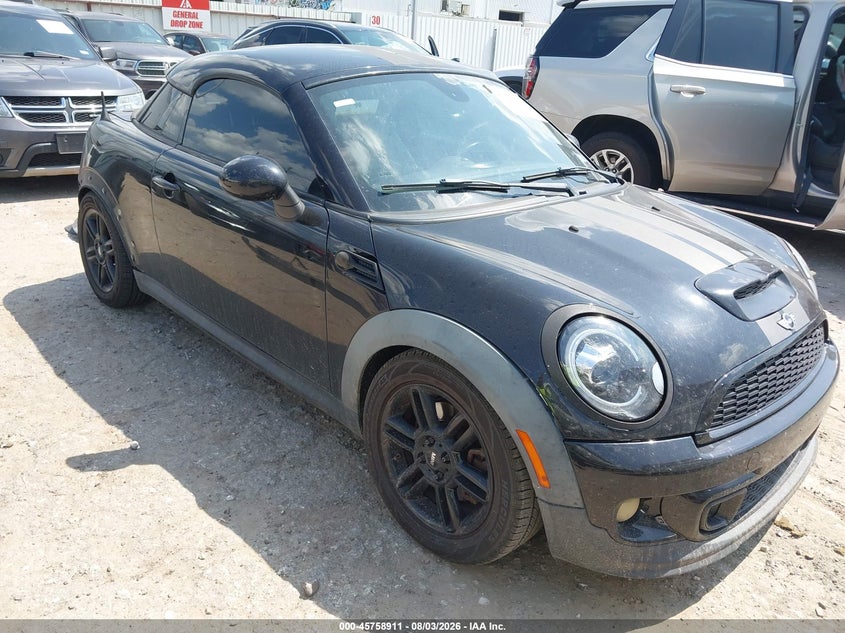 2013 Mini Coupe VIN WMWSX3C51DT408828 IAAI salvage auction — REAR END, Original (Texas), sold $1,775 on 2026-09-10 (photo 1)