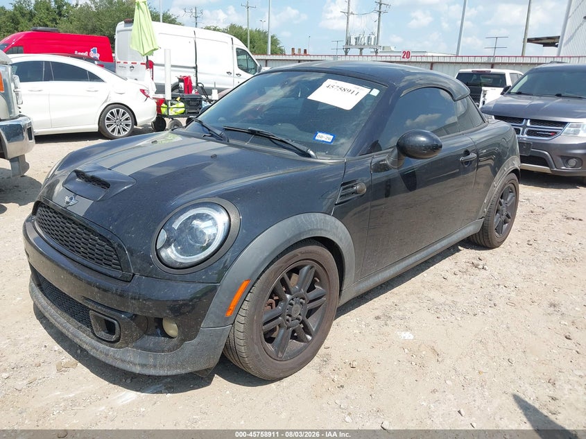 2013 Mini Coupe VIN WMWSX3C51DT408828 IAAI salvage auction — REAR END, Original (Texas), sold $1,775 on 2026-09-10 (photo 2)