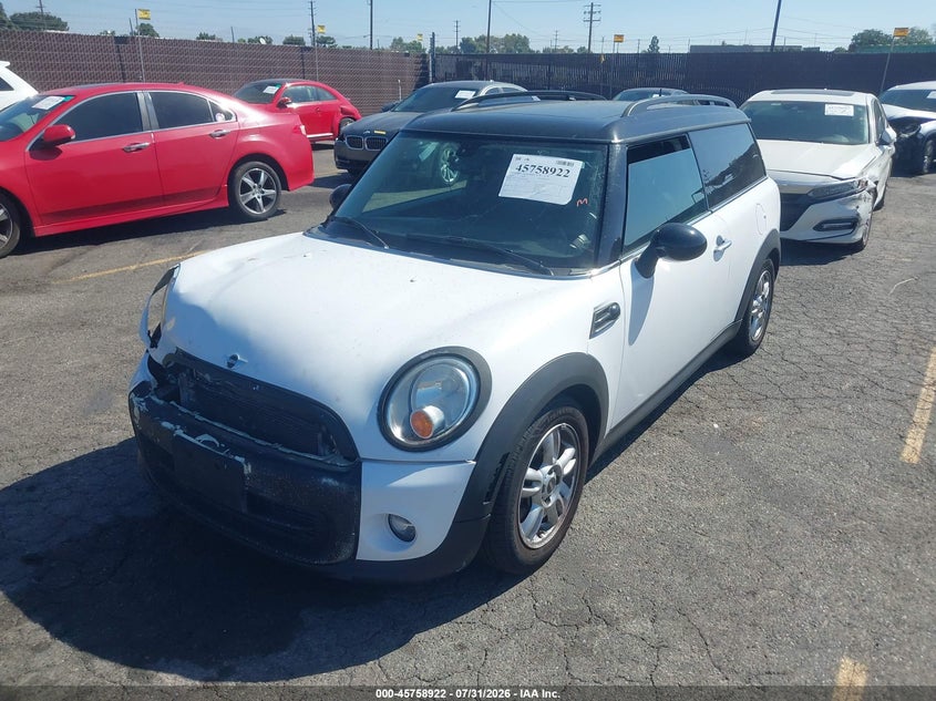 2013 Mini Clubman VIN WMWZF3C58DT490199 IAAI salvage auction — FRONT END, Salvage Title, sold $700 on 2026-08-11 (photo 2)