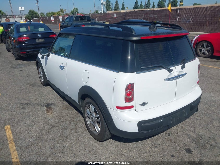 2013 Mini Clubman VIN WMWZF3C58DT490199 IAAI salvage auction — FRONT END, Salvage Title, sold $700 on 2026-08-11 (photo 3)