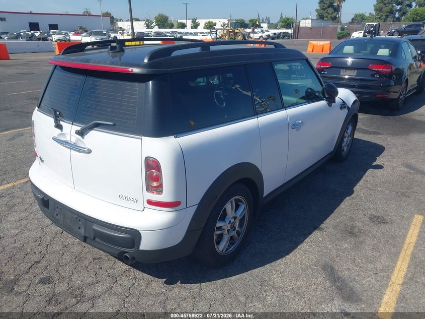 2013 Mini Clubman VIN WMWZF3C58DT490199 IAAI salvage auction — FRONT END, Salvage Title, sold $700 on 2026-08-11 (photo 4)
