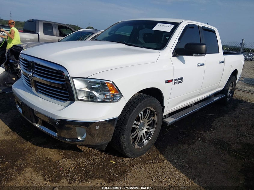 2015 Ram 1500 VIN 1C6RR7TM6FS695710 IAAI salvage auction — HAIL, Clear (Oklahoma), sold $5,800 on 2026-09-02 (photo 2)