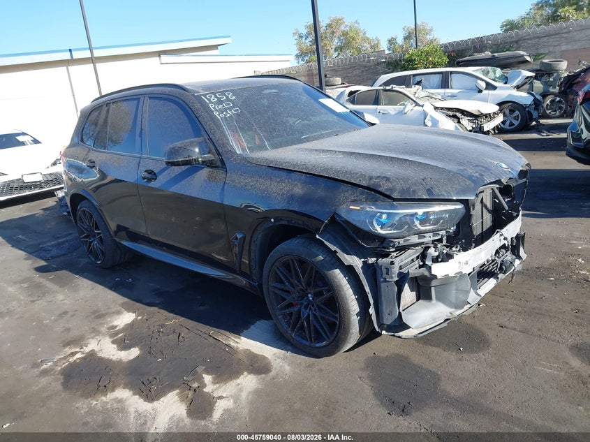2022 BMW X5 m VIN 5YMJU0C02N9J06075 — IAAI salvage auction photo