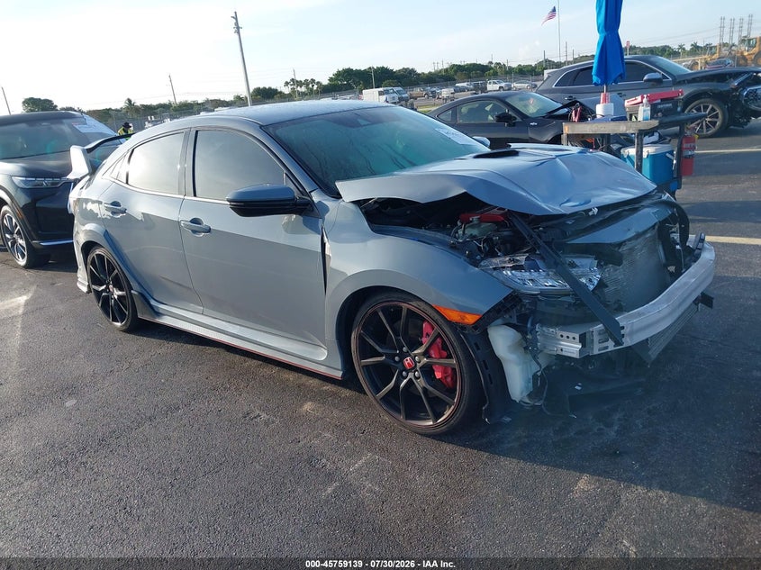 2021 Honda Civic type r VIN SHHFK8G75MU203123 — IAAI salvage auction photo