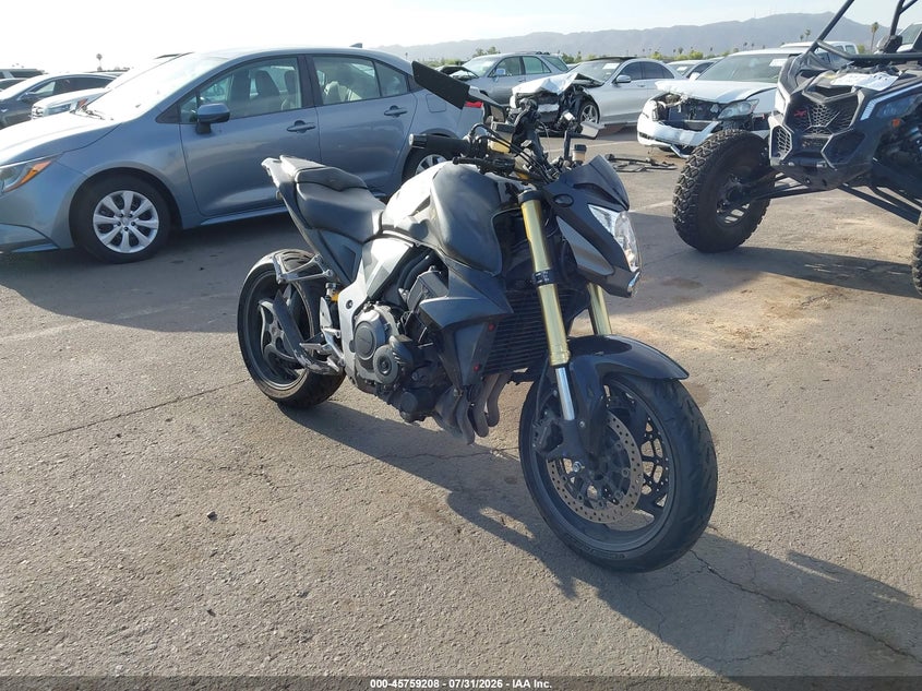 2011 Honda Cb1000 VIN ZDCSC6019BF200265 IAAI salvage auction — LEFT REAR, Salvage (Arizona), sold $1,200 on 2026-08-18 (photo 1)