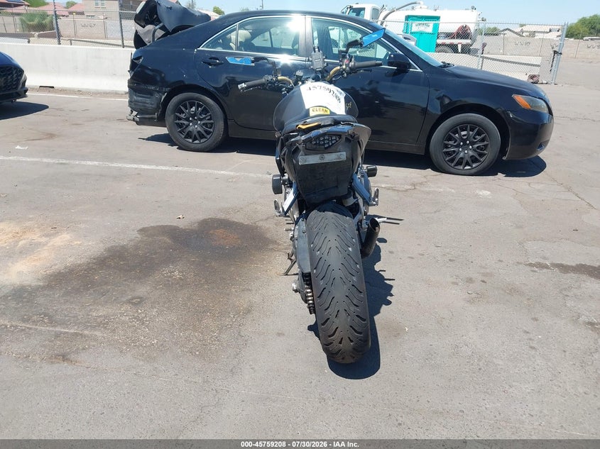 2011 Honda Cb1000 VIN ZDCSC6019BF200265 IAAI salvage auction — LEFT REAR, Salvage (Arizona), sold $1,200 on 2026-08-18 (photo 6)