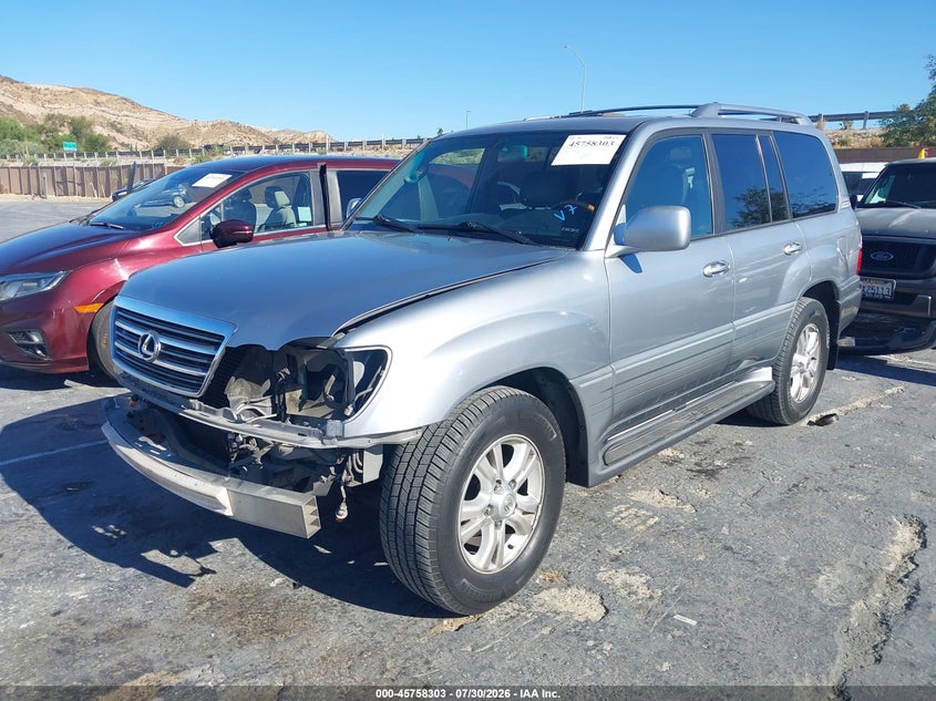 2005 Lexus Lx VIN JTJHT00W553548934 IAAI salvage auction — FRONT END, Salvage (California), sold $11,650 on 2026-09-02 (photo 2)