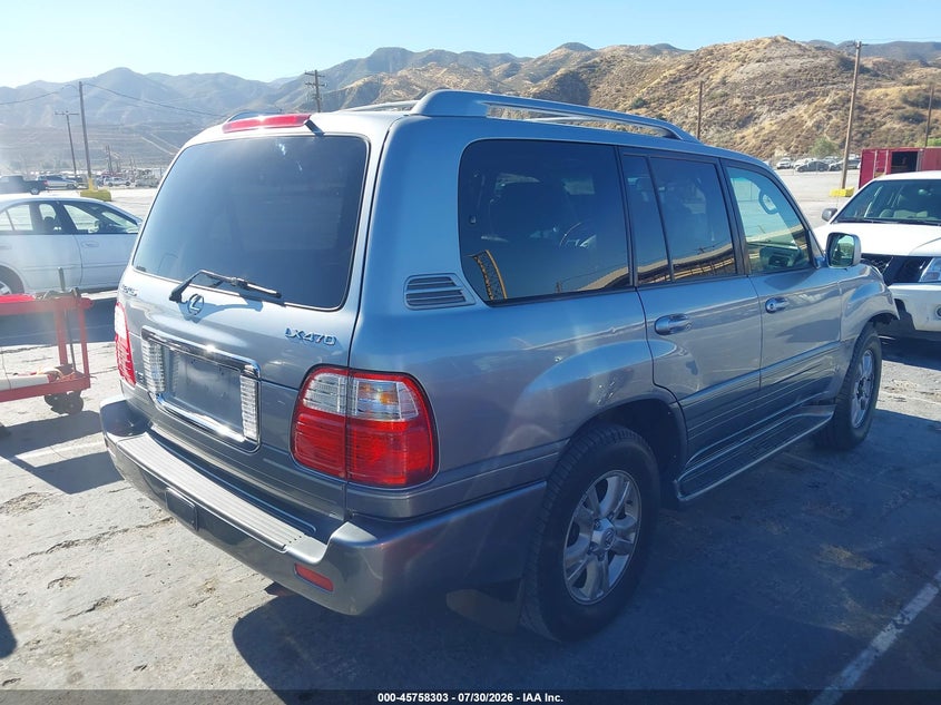 2005 Lexus Lx VIN JTJHT00W553548934 IAAI salvage auction — FRONT END, Salvage (California), sold $11,650 on 2026-09-02 (photo 4)