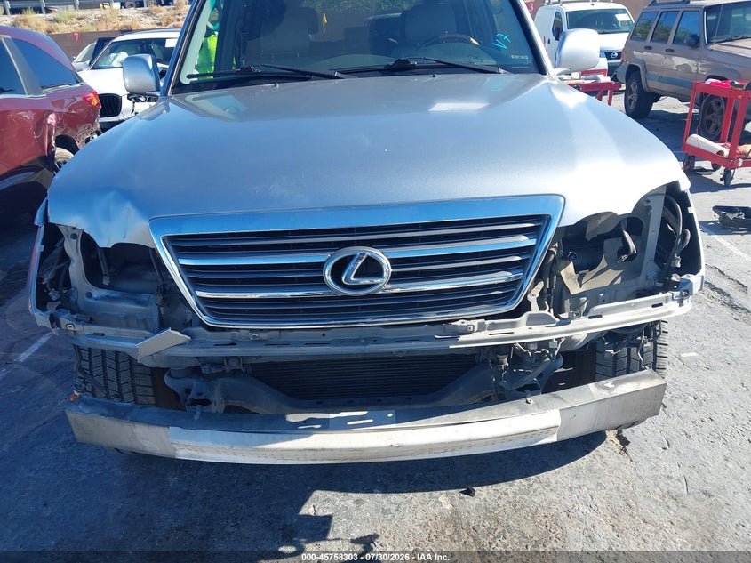 2005 Lexus Lx VIN JTJHT00W553548934 IAAI salvage auction — FRONT END, Salvage (California), sold $11,650 on 2026-09-02 (photo 6)