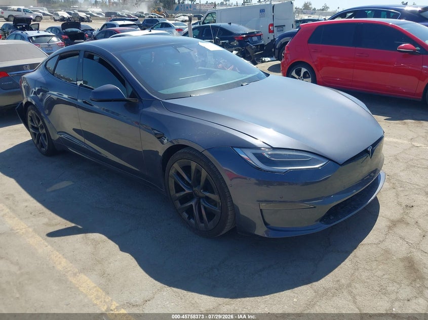 2021 Tesla Model s VIN 5YJSA1E53MF436865 — IAAI salvage auction photo