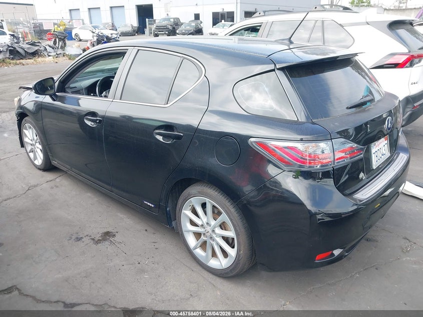 2013 Lexus Ct VIN JTHKD5BH1D2162547 IAAI salvage auction — FRONT END, Wait Title, sold $2,350 on 2026-09-04 (photo 3)