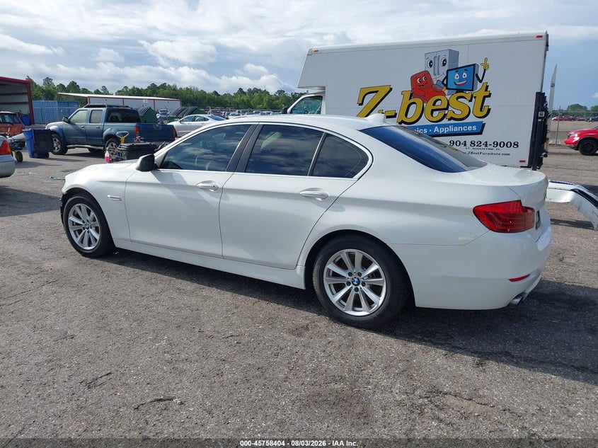 2015 BMW 5er VIN WBA5A5C58FD516872 IAAI salvage auction — FRONT END, Rebuildable (Florida), sold $3,600 on 2026-08-25 (photo 3)