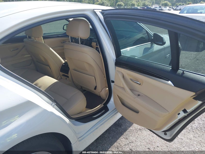 2015 BMW 5er VIN WBA5A5C58FD516872 IAAI salvage auction — FRONT END, Rebuildable (Florida), sold $3,600 on 2026-08-25 (photo 8)