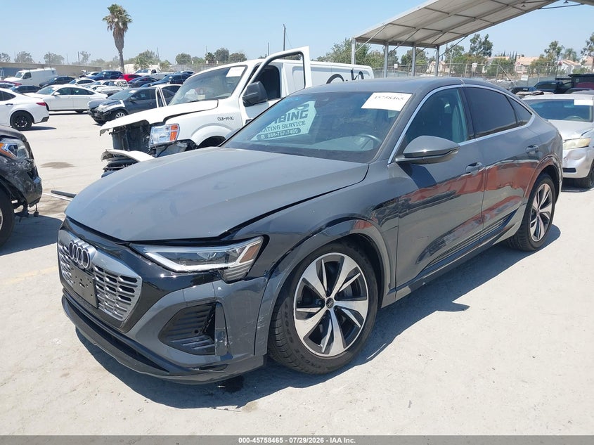 2024 Audi Q8 VIN WA1BAAGE9RB063607 IAAI salvage auction — RIGHT FRONT, Wait Title, sold $26,950 on 2026-09-16 (photo 2)