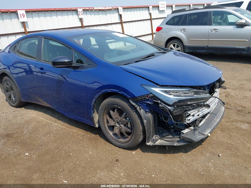 2025 Toyota Prius VIN JTDACAAU0S3056119 IAAI salvage auction — FRONT END, Enterprise Vehicles Clear Only (California), sold $13,400 on 2026-08-02 (photo 1)