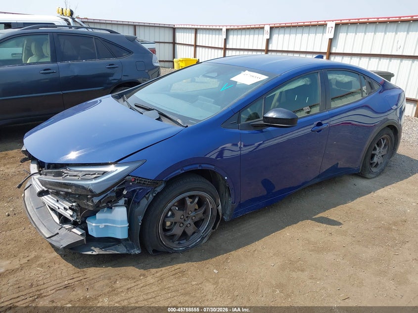 2025 Toyota Prius VIN JTDACAAU0S3056119 IAAI salvage auction — FRONT END, Enterprise Vehicles Clear Only (California), sold $13,400 on 2026-08-02 (photo 2)