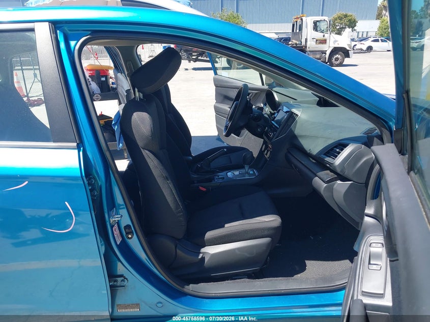 2018 Subaru Impreza VIN 4S3GTAD61J3714620 IAAI salvage auction — FRONT END, Wait Title, sold $3,950 on 2026-08-24 (photo 5)