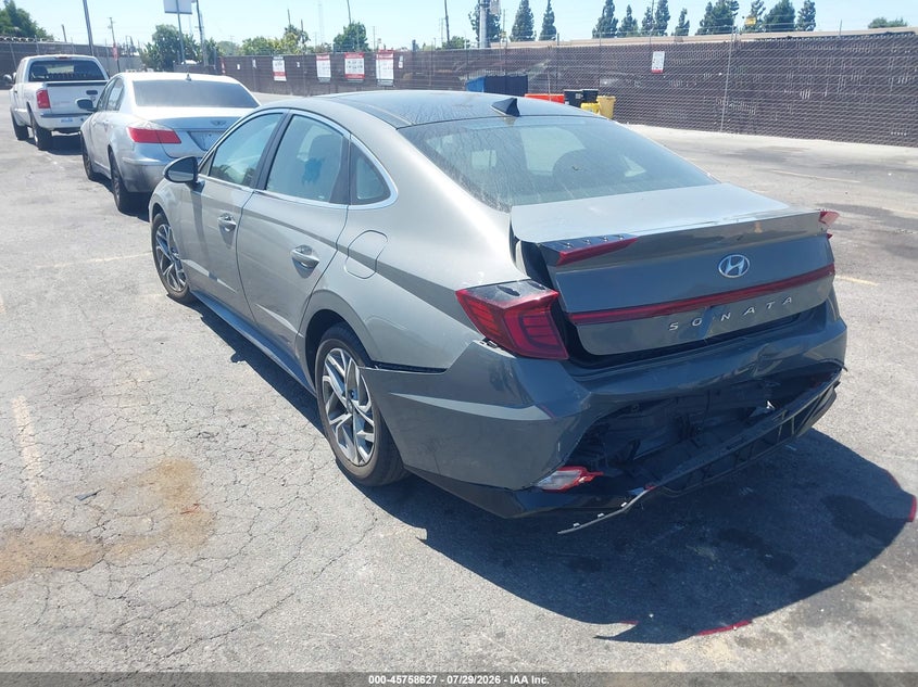 2023 Hyundai Sonata VIN KMHL14JA5PA303056 IAAI salvage auction — REAR END, Salvage Title, sold $6,550 on 2026-09-11 (photo 3)