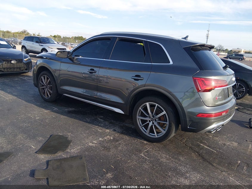 2021 Audi Sq5 VIN WA1B4AFY8M2017021 IAAI salvage auction — FRONT END, Wait Title, sold $8,800 on 2026-09-03 (photo 3)