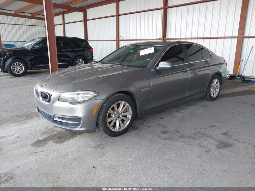 2014 BMW 5er VIN WBA5A5C55ED510025 IAAI salvage auction — RIGHT REAR, Rebuildable (Florida), sold $1,100 on 2026-08-12 (photo 2)